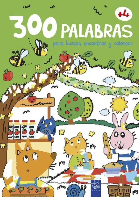 300 Palabras para Buscar, Encontrar y Colorear +4. El Campo