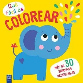 Que Facil Es Colorear. Elefante