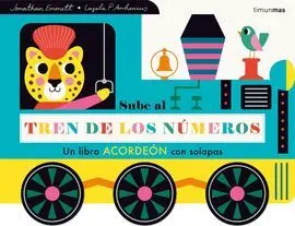 ¡Sube Al Tren de los Números! un Libro Acordeón con Solapas