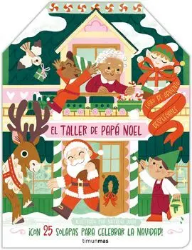 Taller Papa Noel. Adviento Desplegable