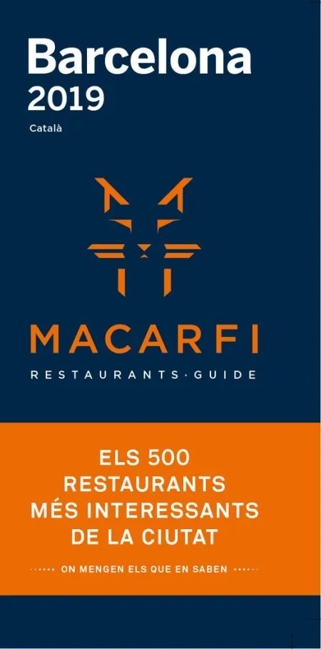 2019 Guia Macarfi de Restaurants de Barcelona