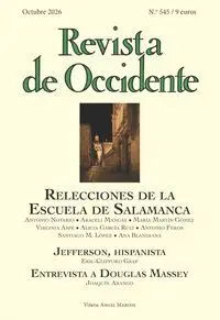 Revista de Occidente 545. Relecciones de la Escuel