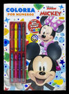 MICKEY. COLOREA POR NÚMEROS. CERAS