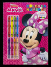 MINNIE. COLOREA POR NÚMEROS