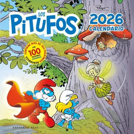 Calendario los Pitufos 2026