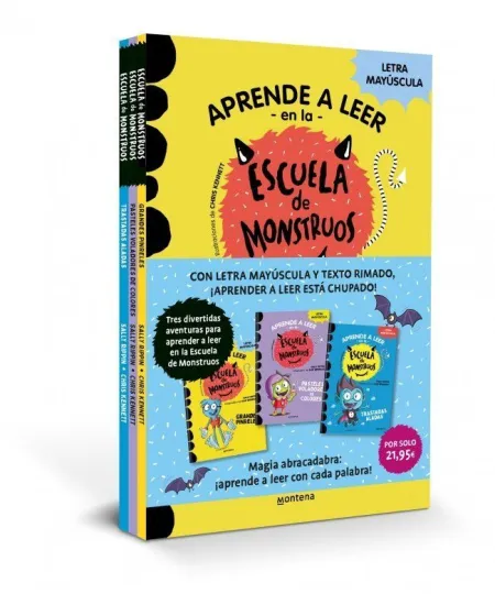 Aprende a Leer en la Escuela de Monstruos. Pack con los Libros 4, 5 y 6