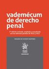 VADEMÉCUM DE DERECHO PENAL 7ª EDICIÓN REVISADA, AMPLIADA Y ACTUALIZADA CON LAS R