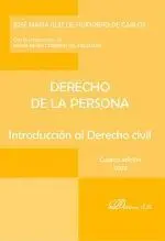 Derecho de la Persona. Introducción Al Derecho Civil