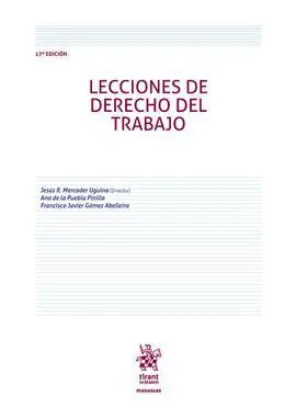 Lecciones de Derecho del Trabajo 17ª Edición