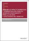 ANALISIS DEL IMPACTO NORMATIVO Y ADMINISTRACION PÚBLICA