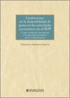 LIMITACIONES EN LA DEDUCIBILIDAD DE GASTOS EN LAS ACTIVIDADES ECONÓMICAS EN EL I