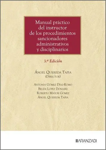 Manual Práctico del Instructor de los Procedimientos Sancionadores Administrativ