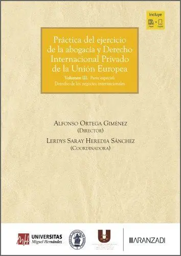 Práctica del Ejercicio de la Abogacía y Derecho Internacional Privado de la Unió
