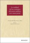 LA NULIDAD DE LOS CONTRATOS DEL SECTOR PÚBLICO POR CAUSA PENAL