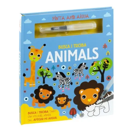 Pinta Amb Aigua. Busca I Troba Animals