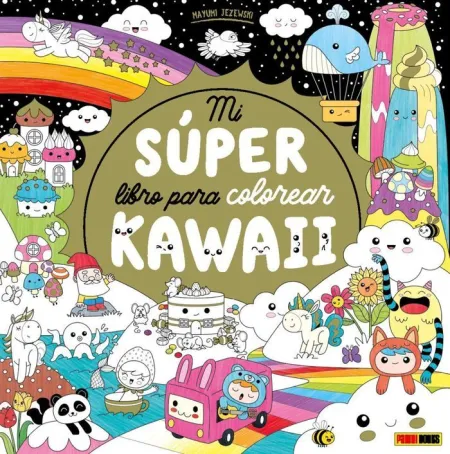 Mi Súper Libro para Colorear Kawaii