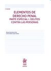 ELEMENTOS DE DERECHO PENAL PARTE ESPECIAL I. DELITOS CONTRA LAS PERSONAS