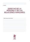 DERECHO DE LA PERSONA Y DE LAS RELACIONES FAMILIARES
