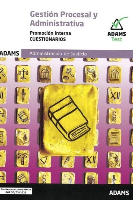 Cuestionario Gestión Procesal y Administrativa, Promoción Interna