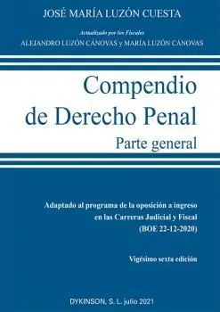 Compendio de Derecho Penal. Parte Especial. 24ª Ed. 2022