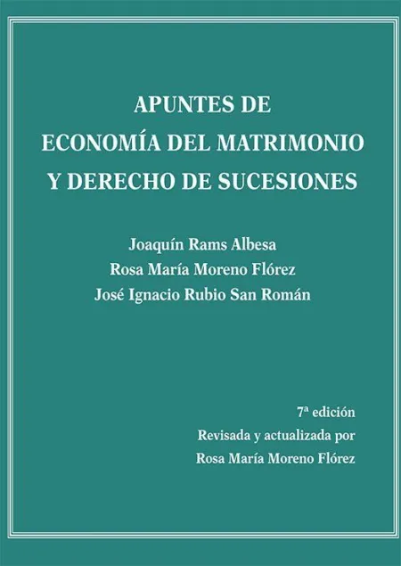 Apuntes de Economía del Matrimonio y Derecho de Sucesiones