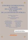 CONGRESO INTERNACIONAL: EL DESAFÍO DE LA RECUPERACIÓN Y EL PAPEL DE LA CONTRATAC