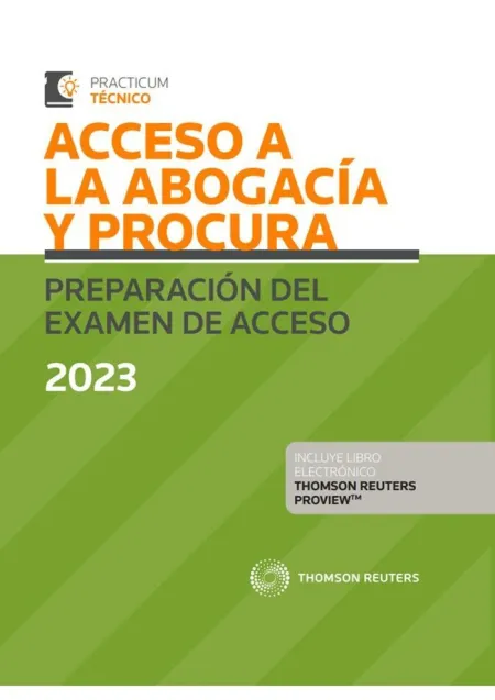 Acceso a la Abogacía y Procura. Preparación del Examen de Acceso 2023 (Papel +