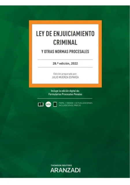 Ley de Enjuiciamiento Criminal (Papel + E-Book)