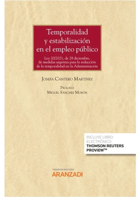 Temporalidad y Estabilización en el Empleo Público (Papel + E-Book)
