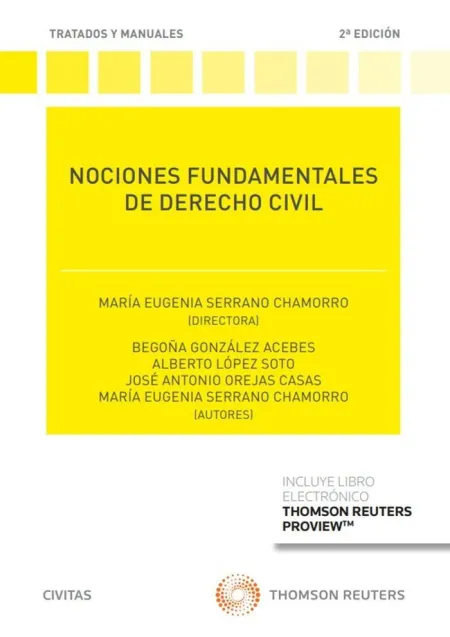 Nociones Fundamentales de Derecho Civil (Papel + E-Book)