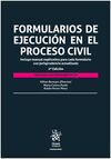 FORMULARIOS DE EJECUCIÓN EN EL PROCESO CIVIL