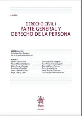Derecho Civil I Parte General y Derecho de la Persona 4ª Edición