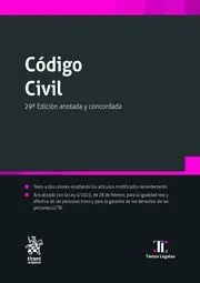 Codigo Civil (29ª Edicion Anotada y Concordada)