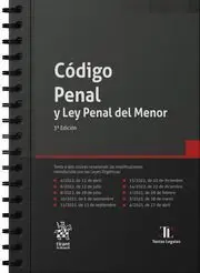 Codigo Penal y Ley Penal del Menor 2023 con Anillas