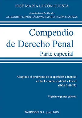Compendio de Derecho Penal. Parte Especial