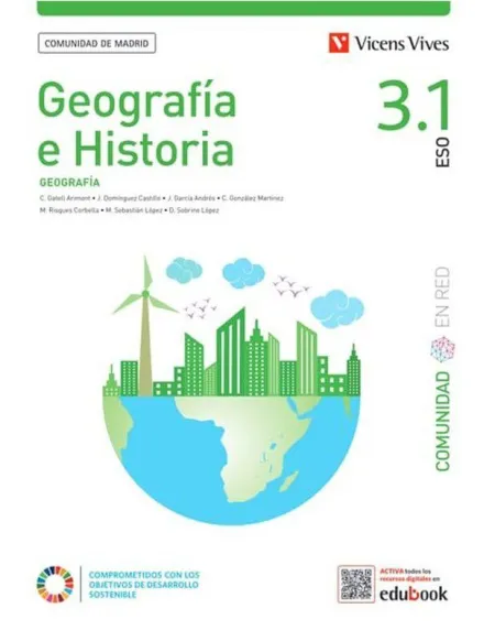 Geografía e Historia 3 (3. 1-3. 2+Separatas) Comunidad de Madrid (Comunidad en Red