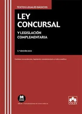 Ley Concursal y Legislación Complementaria 2023.