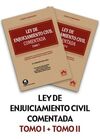 LEY DE ENJUICIAMIENTO CIVIL COMENTADA 2 TOMOS 2023