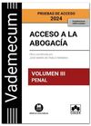 VADEMECUM ACCESO A LA ABOGACIA VOLUMEN III PARTE ESPECIFICA