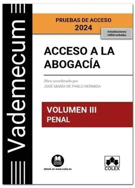 Vademecum Acceso a la Abogacia Volumen Iii Parte Especifica