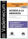 VADEMECUM ACCESO A LA ABOGACIA VOLUMEN IV PARTE ESPECIFICA