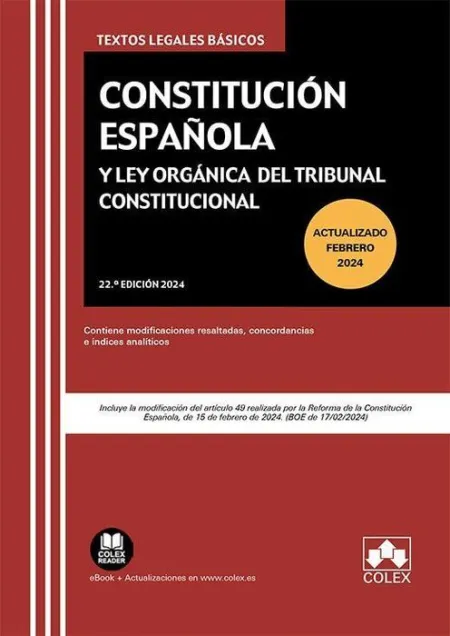 Constitución Española y Ley Orgánica del Tribunal