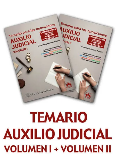 Temario para las Oposiciones de Auxilio Judicial 2024