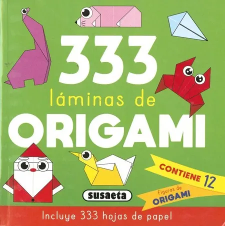 333 Laminas de Origami Verde