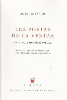 Poetas de la Venida