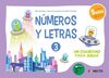 NUMEROS Y LETRAS 3 UN CUADERNO PARA JUGAR 5 AÑOS