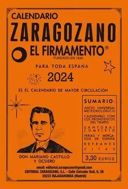 Calendario Zaragozano 2024