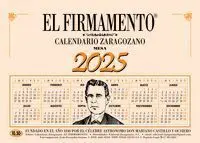 2025 - Calendario Zaragozano Mesa - el Firmamento