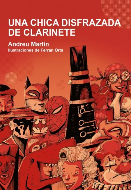 Chica Disfrazada de Clarinete, una