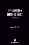 INVESTIGACIONES FENOMENOLÓGICAS [1959-1967]